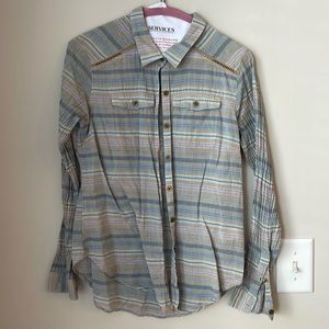 Toad&Co Striped Cotton Button Down